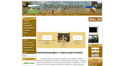 Desktop Screenshot of polnohospodari.sk