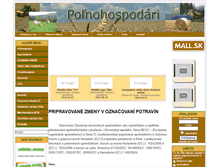 Tablet Screenshot of polnohospodari.sk